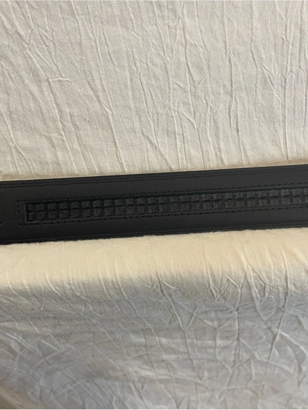 Lavemi Men’s Black Leather Ratchet Belt Automatic Buckle 43”